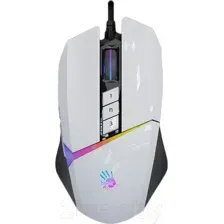 Мышь Bloody W60 Max Panda (белый/черный)