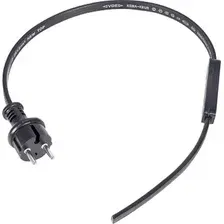 Комплект подключения Neon-Night для двухжильной гирлянды Belt-light (шнур 1.5 м с вилкой. коннектор) 331-003 (черный)