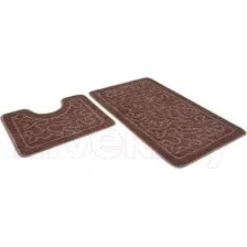 Набор ковриков для ванной и туалета Shahintex РР 60x100/60x50 003 / 810895 (кофе)