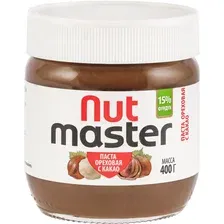 Ореховая паста Nut Master с какао, 400 г