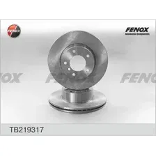 Тормозной диск FENOX TB219317 вентилируемый , передняя ось