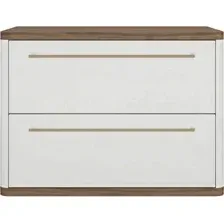 Тумба Shtabe Royal 5202 эко (дуб веллингтон/р.золото)