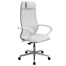 офисное компьютерное кресло Metta ErgoLife Comfort, белый