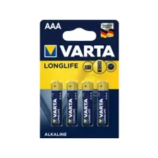 Батарейка ААА VARTA Longlife 1,5 V алкалиновая