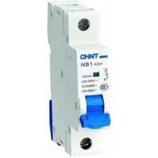 Автоматический выключатель CHINT NB1-63H 1P 40A D 10кА (179805)