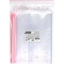 Пакеты фасовочные Brauberg Extra. Zip Lock / 608184 (100шт)
