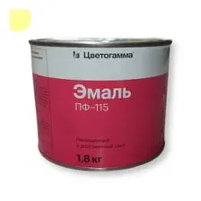 Эмаль алкидная ЦВЕТОГАММА Универсальная ПФ-115 салатная 1,8 кг