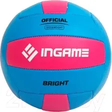 Мяч волейбольный Ingame Bright (голубой/розовый)