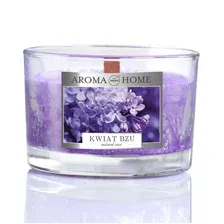 Свеча Aroma Home Scented Candle Lilac Flower Ароматическая 115 г
