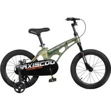 Детский велосипед Maxiscoo Cosmic 16 2026 / MSC-C1651B (оливковый матовый)