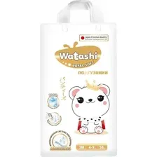 Трусики-подгузники Watashi Royal Soft 3/M 4-9кг (58шт)