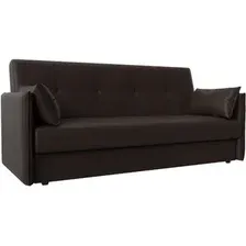 Диван Лига диванов Лига-018 117887 (экокожа коричневый)
