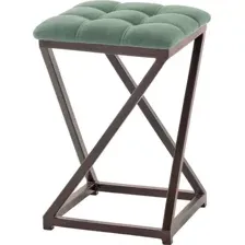 Табурет AMC Comfort 8К2.9 (кожзам, зеленый/коричневый)