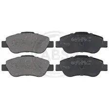 Тормозные колодки дисковые передняя ось A.B.S. 37439
