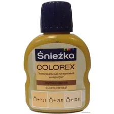 Колеровочная краска Sniezka Colorex 0.1 л (№63, орех светлый)
