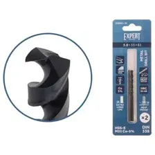 SE830130 Сверло по металлу ц/х 3.0х33х61 мм HSS-Co, комплект из 2-х шт Black EXPERT STARTUL