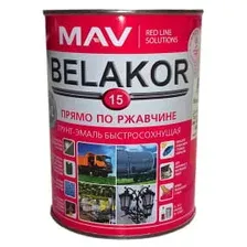 Грунт-эмаль прямо по ржавчине Belakor 15, RAL 5012 мат (голубой) 1кг