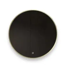 Зеркало круглое с золотой УФ-окантовкой и подсветкой, 60 см UV LED Emze
