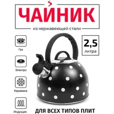 Чайник со свистком TimA WTK135BLK