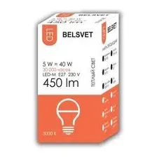 Лампа светодиодная Белсвет LED-M G45
