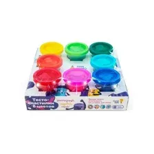 Набор для лепки Genio Kids Тесто-пластилин TA1045 (8 цветов)