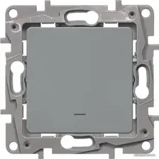 Выключатель Legrand Etika 672403 (алюминий)