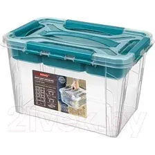 Контейнер для хранения Econova Grand Box / 433224202 (6.65л, голубой)