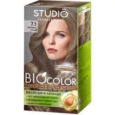 Крем-краска для волос Studio Professional BIOcolor 7.1 (пепельно-русый)