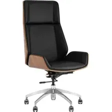 Кресло офисное TopChairs Crown SN A312 8383-29 Walnut Back (черный)