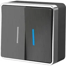 Выключатель Werkel Gallant W5020104 (графит рифленый)