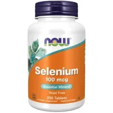 Витамины, минералы Now Foods Selenium 100 мкг (250 таблеток)