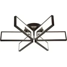 Припотолочная люстра Estares Maldi 165W 6S-APP-850x200-BLACK/WHITE-220-IP20