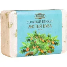 Соляной брикет для бани Добропаровъ Листья дуба / 4836871