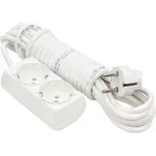 Удлинитель Borsan BR-1552-515 (5 м, белый)