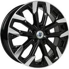 Литой диск K&K Морейн 17x6.5" 5x114.3мм DIA 67.1мм ET 45мм Алмаз черный