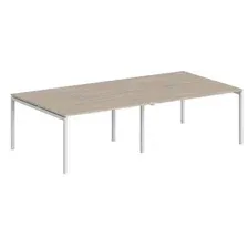 Стол Norden 280x143.8x75 SG.255.OL.44.WH (белый/дуб светлый)