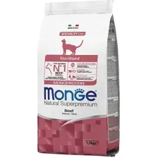 Сухой корм для кошек Monge Cat Monoprotein Sterilised Beef (1.5кг)