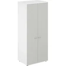 Шкаф Norden 80х40х195.5 HDF / SG.822.WH.SH (белый/серый бархат)
