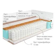 Матрас Kondor Simpo-2 Hard.140х200х18 (трикотаж)
