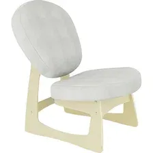 Интерьерное кресло Glider Смарт G Силуэт (Verona Light Grey/дуб шампань)