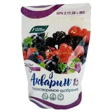 Удобрение Акварин 15 для Плодово-ягодных водорастворимое (0,5кг)