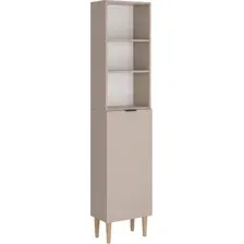 Стеллаж MONOFIX Одос с одной дверцей (капучино)