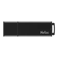Флеш-накопитель 32GB USB 2.0 FlashDrive (алюминиевый сплав) Netac U351 NT03U351N-032G-20BK