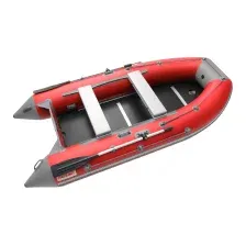 Надувная лодка Roger Boat Hunter Keel 3000 (малокилевая, красный/серый)