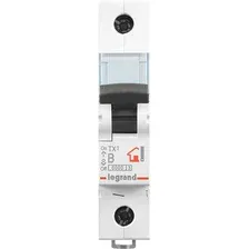 Выключатель автоматический Legrand TX3 1P B 16A 6kA 1M 403972
