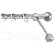 Карниз для штор Lm Decor Шар малый 124 1р витой (сатин, 1.8м)