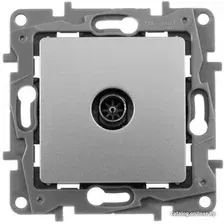 Розетка телевизионная Legrand Etika 672451 (алюминий)