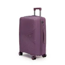 Чемодан на колёсах Maleta PP53 Фиолетовый,L (большой),76х48х31 см, 105 л.Полипропилен, 4 колеса