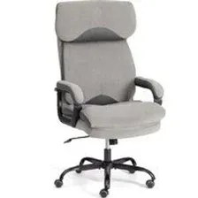 Офисное кресло TetChair Duke metal BL (велюр, серый)
