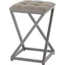 Табурет AMC Comfort 8К4.18 (кожзам латте/графит)